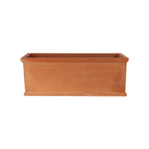 Smooth Rectangular Terracotta Box